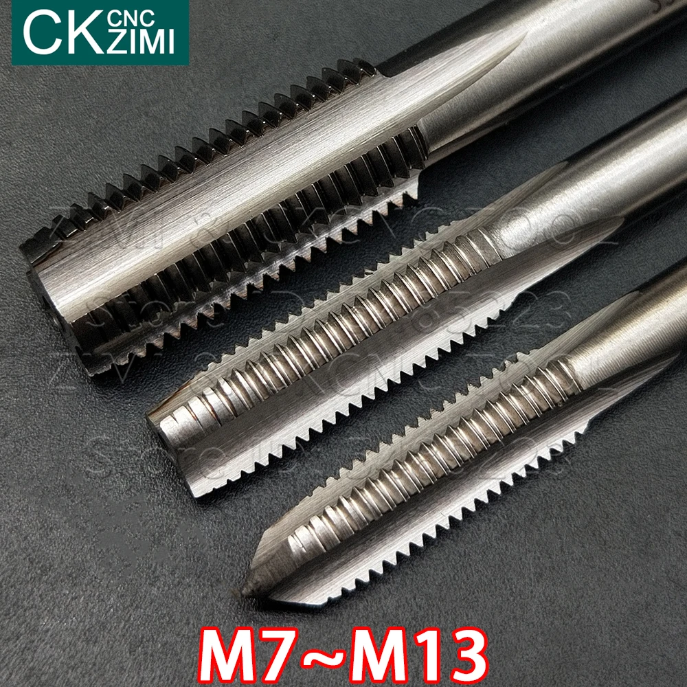 1P M7 M7.5 M8 M9 M9.5 M10 M11 M12 M13 HSS кран с прямым хвостовиком, краны для стандартных машин, резьбовые метрические пробки, ручная дрель