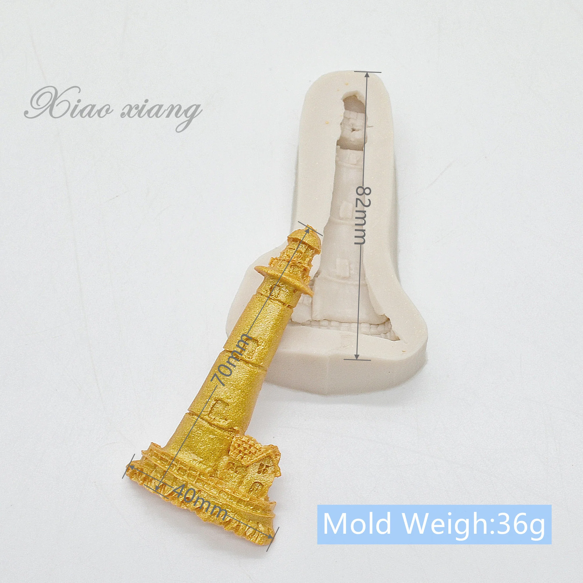 3D Lighthouse Cake Border Silicone Molds For Baking Fondant Molds Ocean Chocolate Cale Decorating Tools Cake Tools M2106