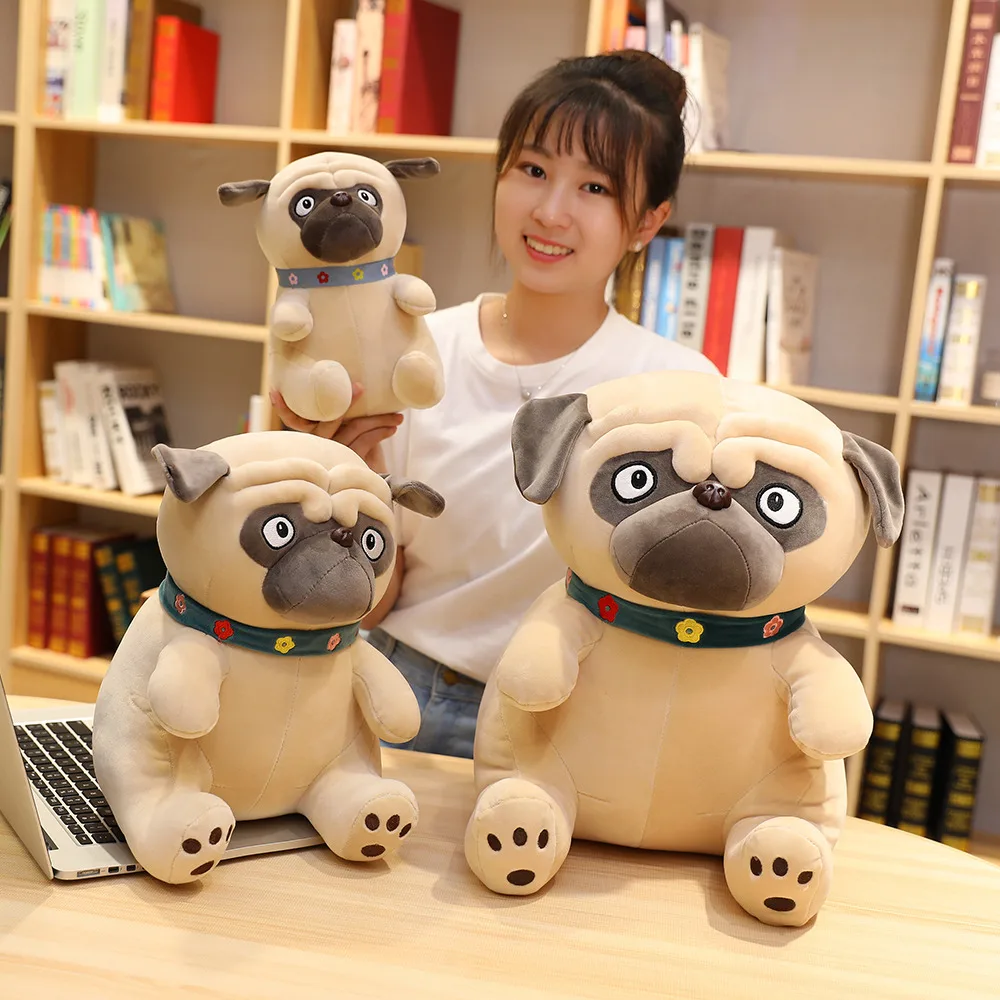 25-55cm Cute Plush Dog Stuffed Doll Plush Pillow Bull Terrier Dog Plush Toys  Soft Toys Birthday Gift