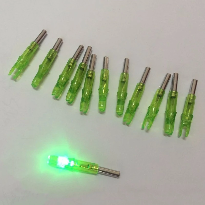 6.2mm Automatically Lighted Red Green Led Arrow Nock For Archery Hunting Shooting