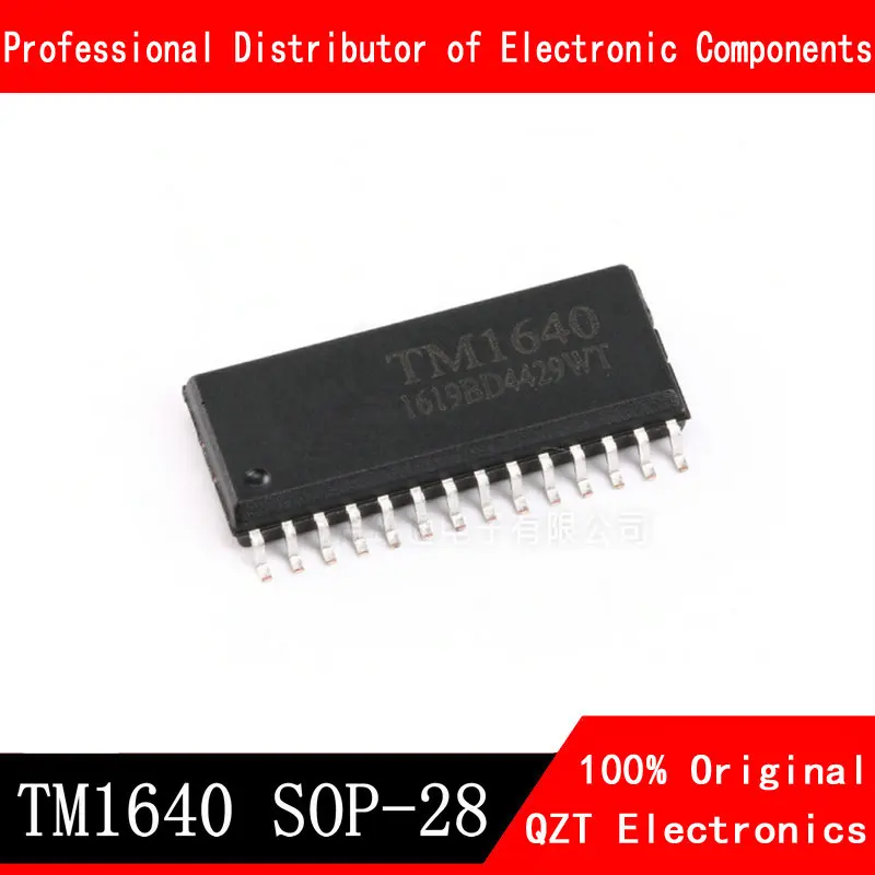 10pcs/lot TM1640 1640 SOP-28 digital display driver IC new original In Stock