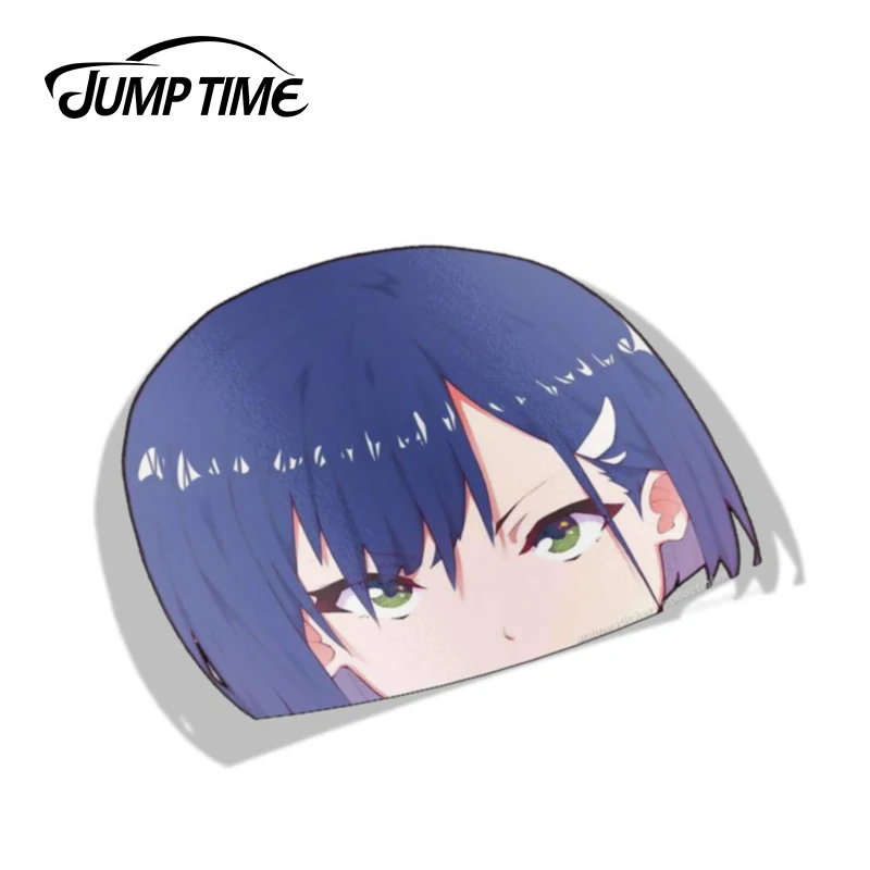 Jump Time 13cm x 10.4cm For Darling in the Franxx Ichigo Anime Car Sticker Bumper Window Helmet Decal Waterproof Car Decoration