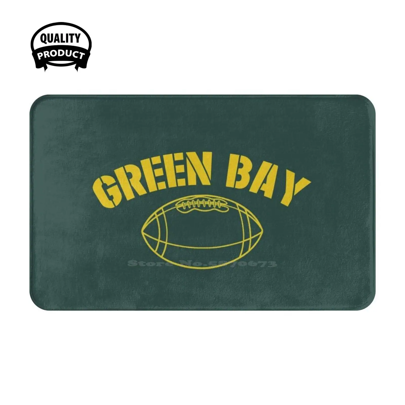 Soft Cushion Home Carpet Door Mat Car Rug Lambeau Field Cheeseheads Favre Davante Adams