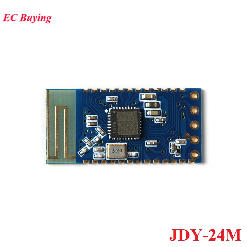 JDY-24M Bluetooth-compatible BLE 5.0 MESH Zigbee Module BLE5.0 JDY-24 Master Slave Through the Base Plate With Buttons