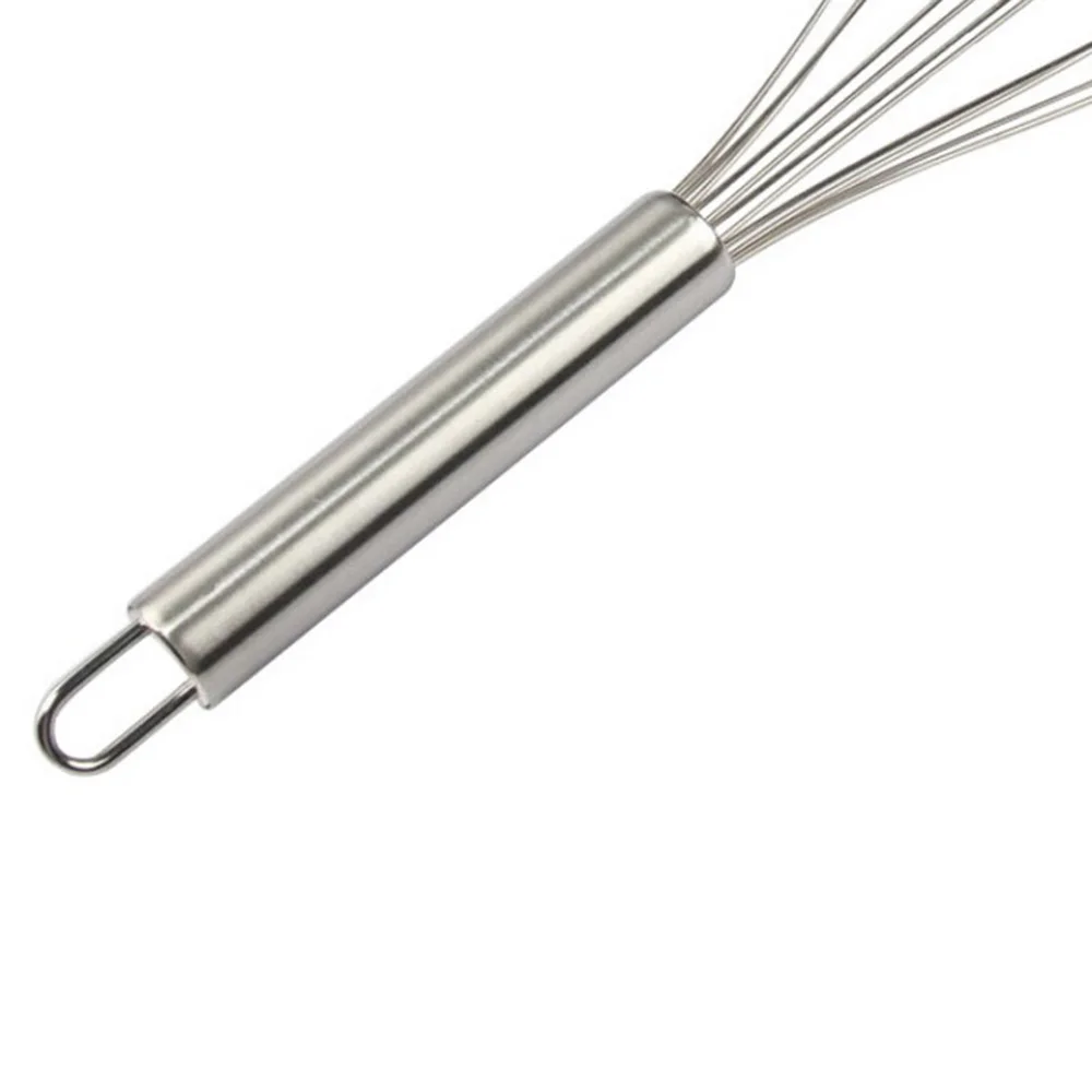 10 Inch Stainless Steel Balloon Wire Manual Egg Beater Baking Utensil Milk Cream Butter Whisk Mixer Kitchen Batidor De Huevos