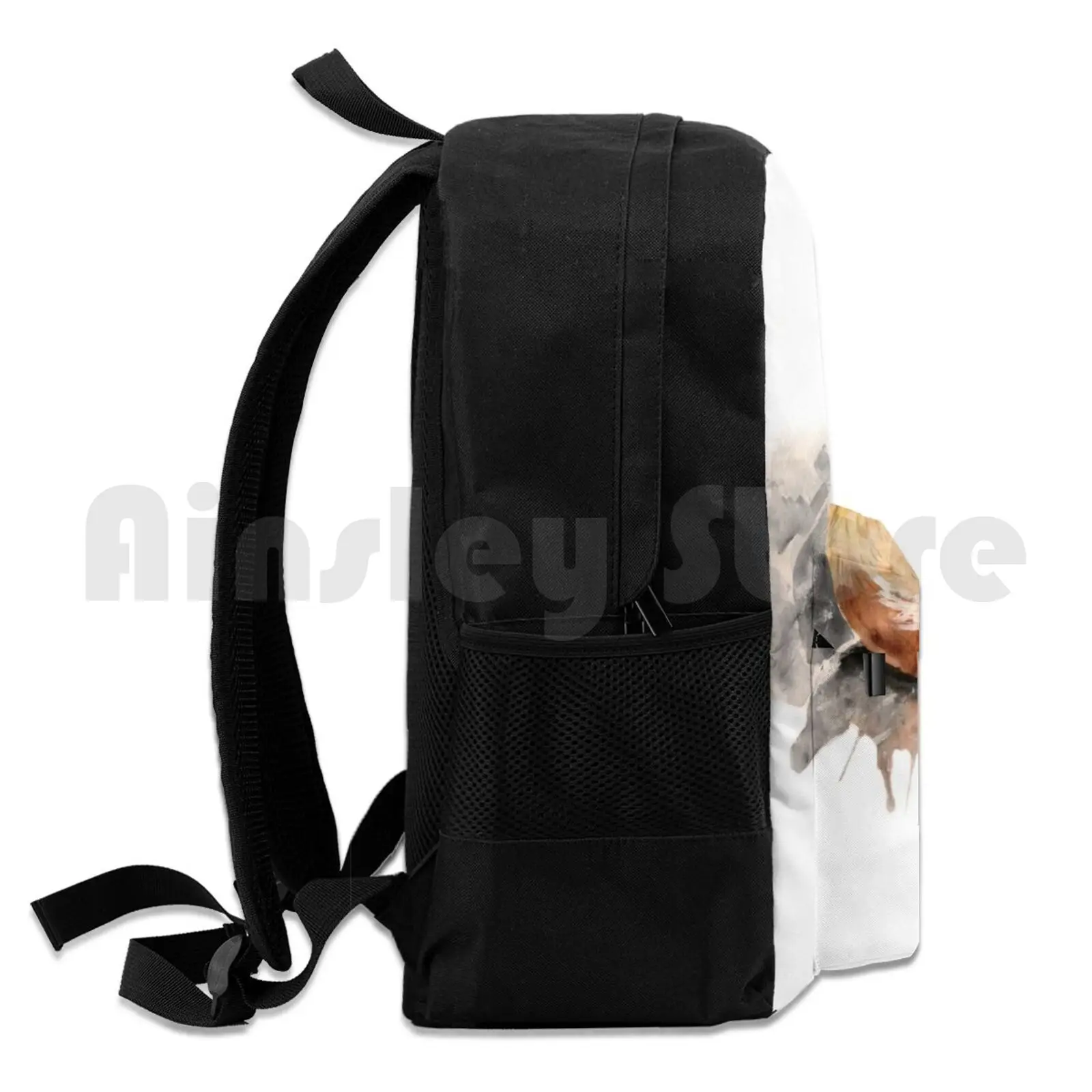 Fennec Fox Outdoor Hiking Backpack Riding Climbing Sports Bag Sleepy Sleep Fennec Fox Aquarelle Animals Wild Nature Baby Kids