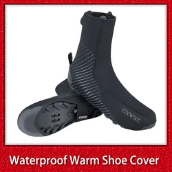 Cycling Boots Shoe Cover Bike Riding Lock Shoe Cover MTB Waterproof Warm Shoe Protector Windproof Outdoor Riding Thick Shoe Cove