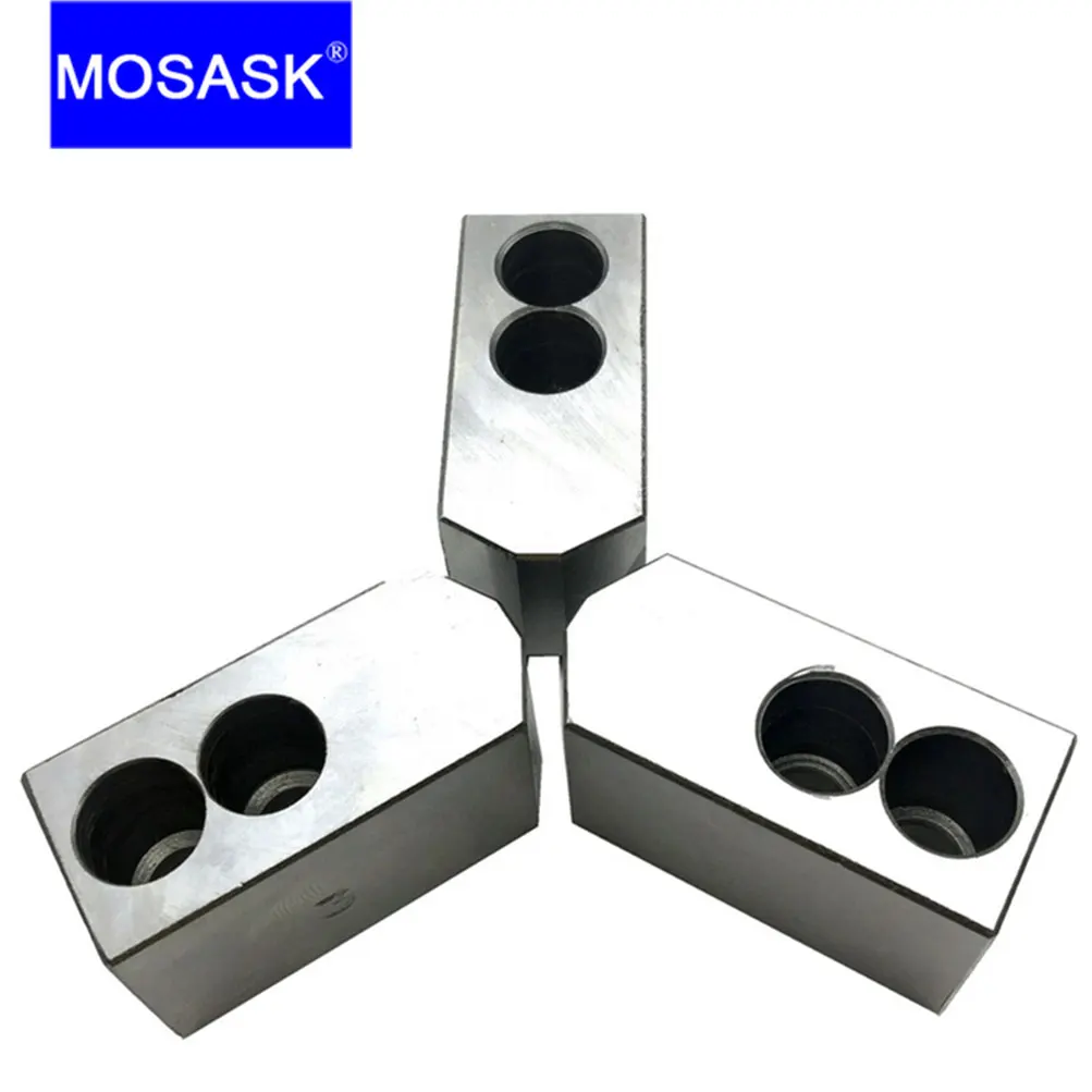 Mosask Torno Cnc Boring Tool Mandíbulas Macias Ocas Padrão Usinagem de Corte 120 Graus 10 12 Polegadas