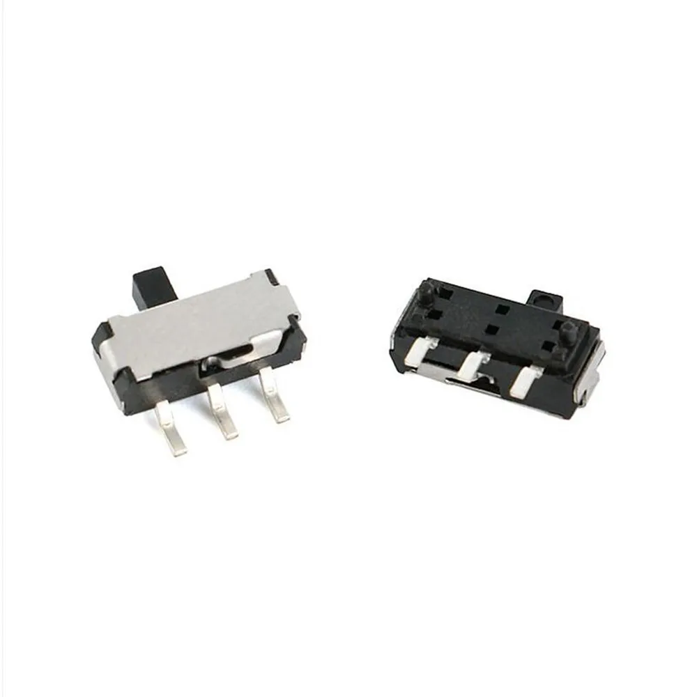

100 шт./1 лот MSK-22D14 (1P2T) 9*3,5*3,5 мм боковые ползунковые тумблеры SMD 2 шестерни 3-контактная ручка: 2 мм