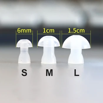 耳キャップクッション補聴器イヤホンインイヤーイヤーチップシリコーンイヤホンカバーヒントイヤフォン 2 ピース/ペア