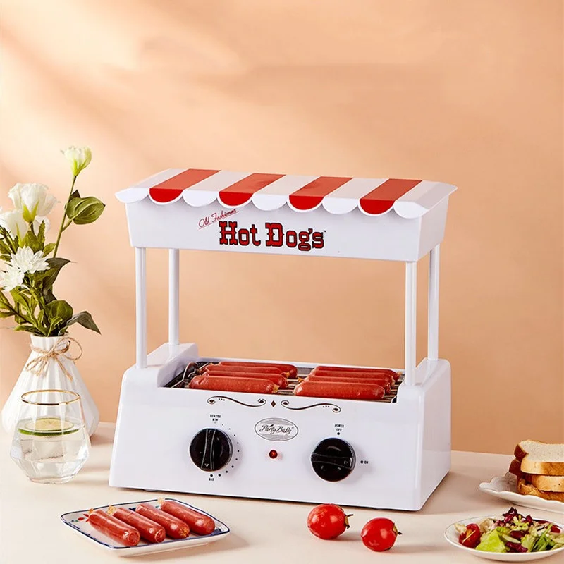 PartyBaby Sausage Roaster Household Mini Hot Dog Barbecue Sausage Stall Barbecue Multifunctional Machine