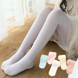 Children's wave pattern velvet pantyhose girls leggings big children stockings student white dance socks baby mosquito socks