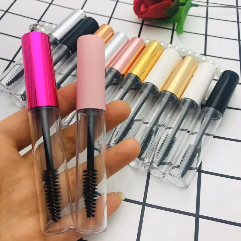 10/50/100 stücke 10ml Leere Mascara Container Lipgloss Rohre Eyeliner Flasche Lippenstift Kosmetische Verpackung Dosen Großhandel – Detail 28