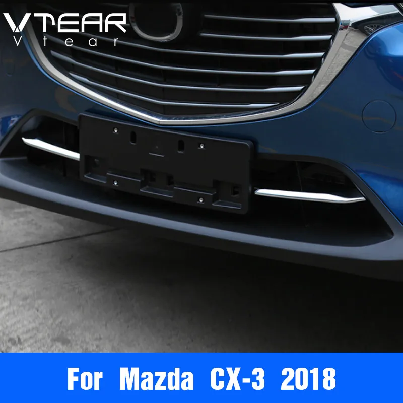 

Для Mazda Cx-3 Cx3 аксессуары, передняя решетка автомобиля, нижняя крышка, накладка, внешняя крышка из АБС-пластика, хром, внешний продукт 2020-2024