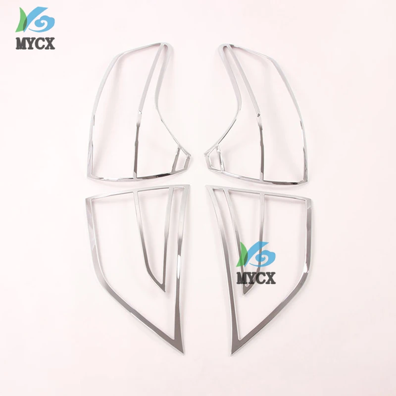 

Rear Light Cover Trim For Toyota Sienna 2019 2020 ABS Chrome Car Styling Taillight Tail Lamp Covers Sticker Accessories