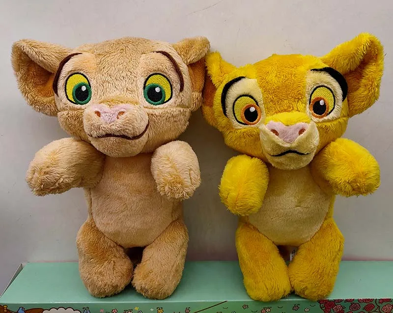 Juguetes blandos de peluche del Rey León, Simba y Nala, muñeco de peluche para regalo de bebé