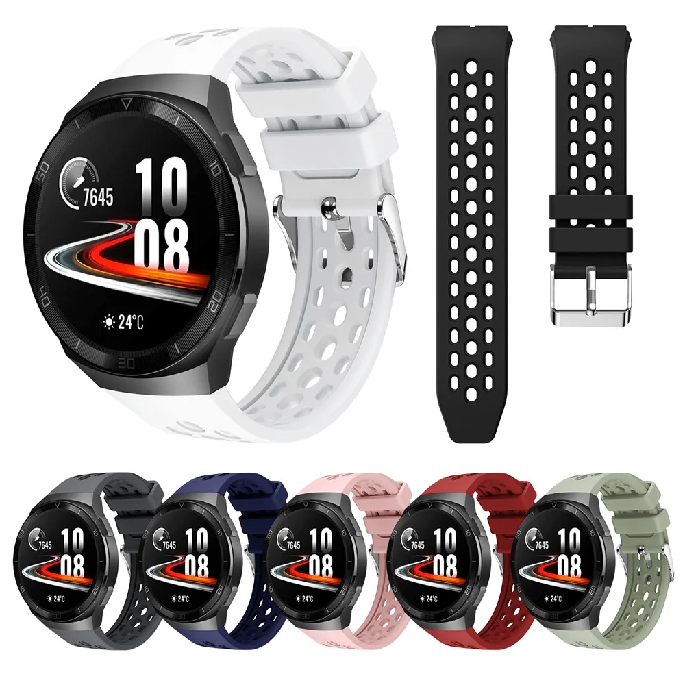 Silikon Armband Für Huawei Uhr GT 2e GT2e original Smartwatch Band Ersatz Armband Zubehör Armband Heißer Correa