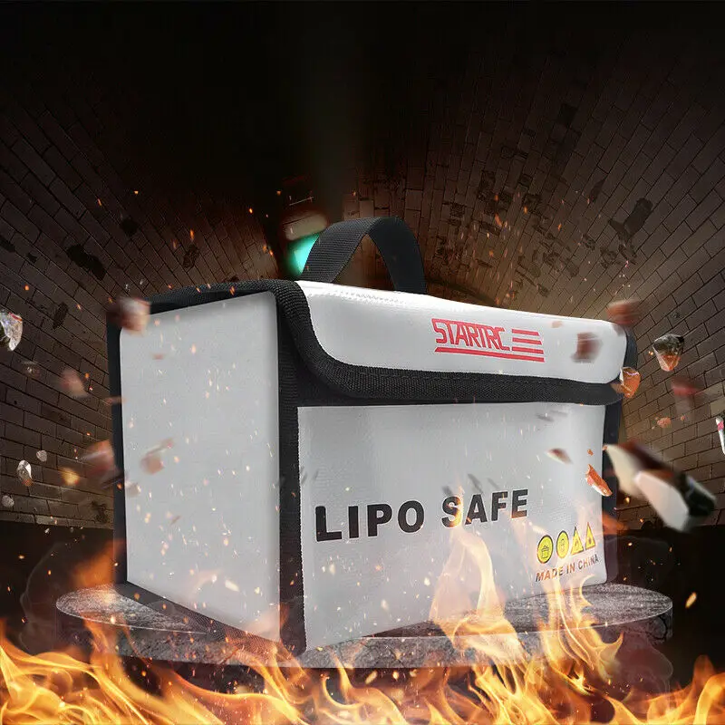 

Lipo Safe Bag Waterproof Fireproof Storage Bag For Li-po Battery Safe Bag Safety Guard For FPV RC Drone Battery Bag