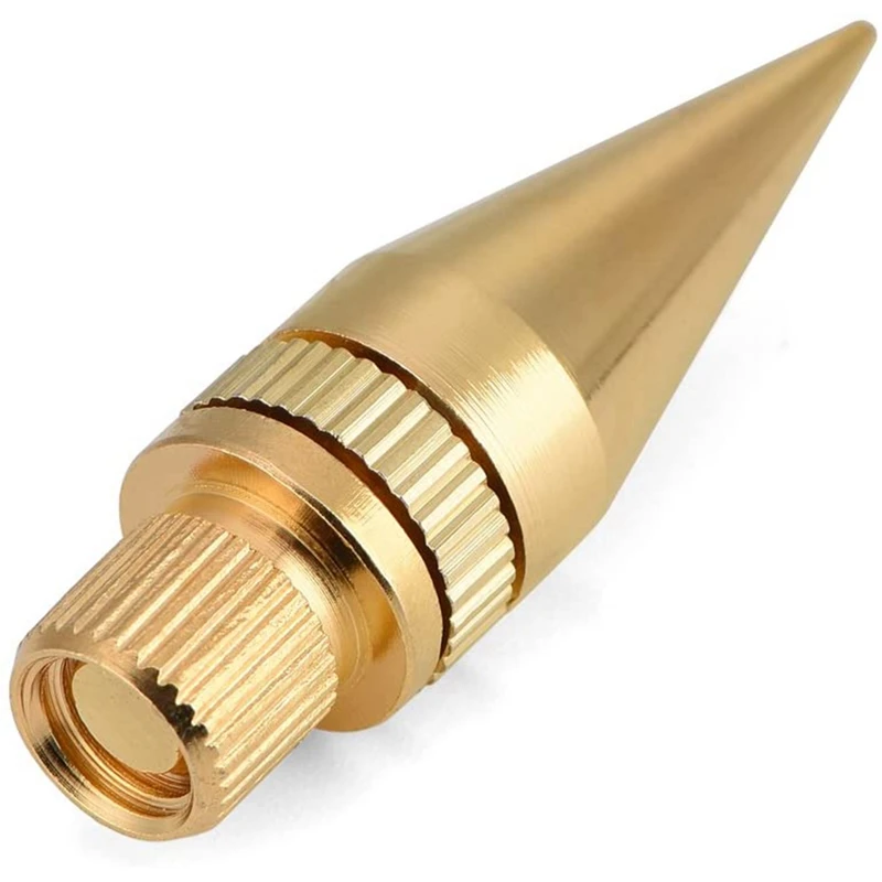 Meilleures Offres 8 Paires de Haut-Parleur En Cuivre Spike D'isolement avec La Base De Pieds Tapis pour Haut-Parleur, Amplificateur, lecteur DVD Enregistreur