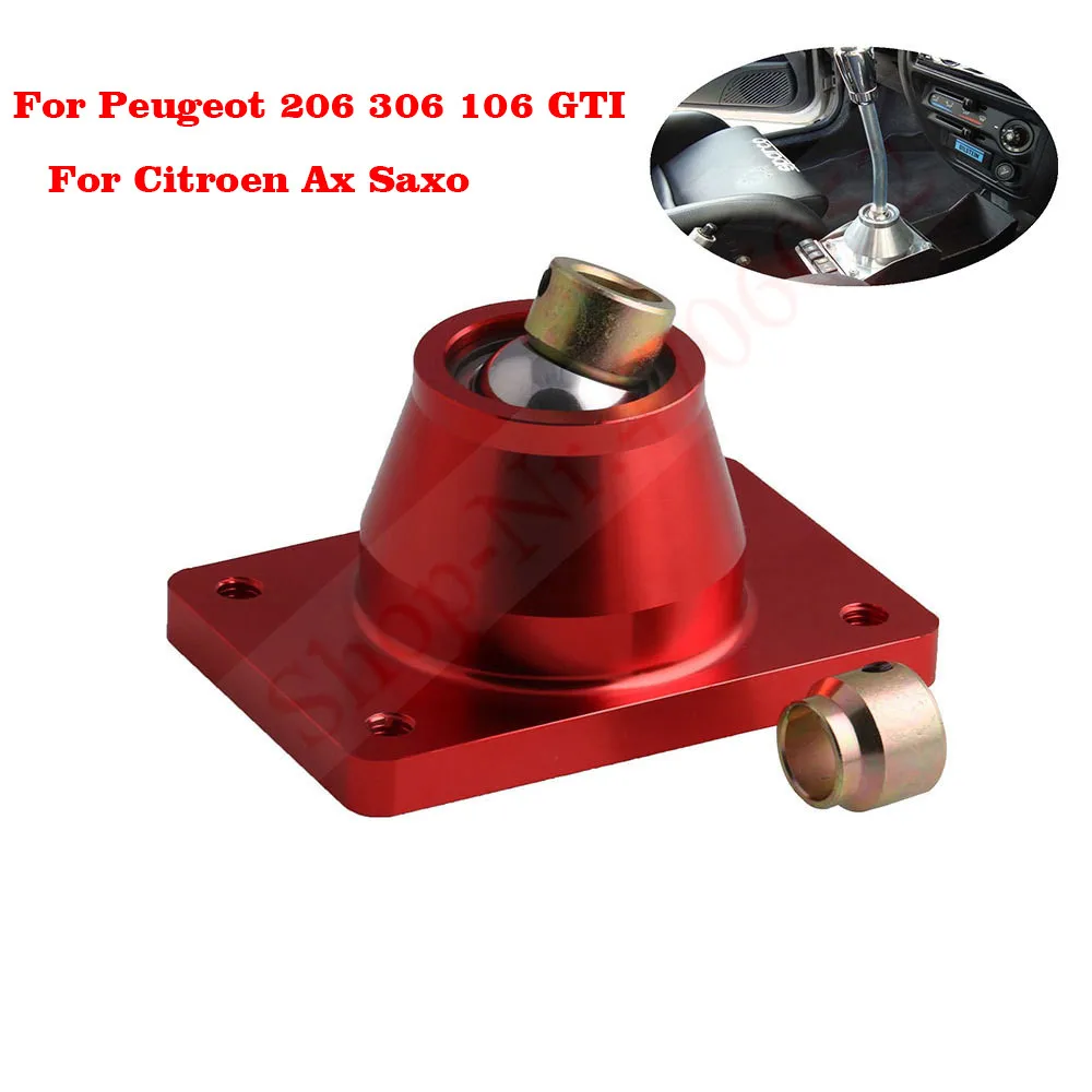 1 Set Aluminum Alloy Short Shifter Shift Quick For Peugeot 206 306 106 GTI For Citroen Ax Saxo Silver Black Blue Red