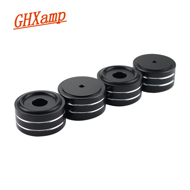 Ghxamp 4 Pcs 40*20 Mm Desktop Speaker Paku Amplifier Tabung DAC Cd Dvd Player Aluminium Penuh Kaki Kuku CNC High-End Aluminium