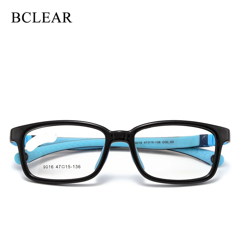 BCLEAR Ultralight Flexible Soft Kids Frame Children Optical Spectacle Frame Glasses for Sight Eyeglass Lunettes De Vue Enfant