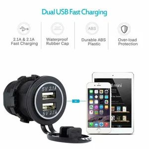 Rocker Toggle Switch Panel, controle USB, 5 gangues, 8 gangues, botão, apto para carro, caminhão, barco marinho, RV, ATV, UTV, campista, caravana, disjuntor 12 principais vendas lancha painel - №6