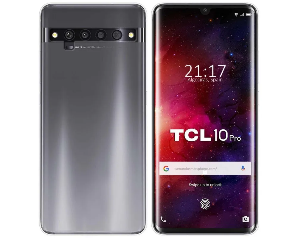 Transparent TPU Gel silicone case for TCL 10 Pro