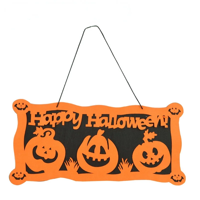 10pcs Masquerade Haunted House Scene Pumpkin Skull Tag Family Shopping Mall Holiday Atmosphere Party Home Decoration Baby Shower