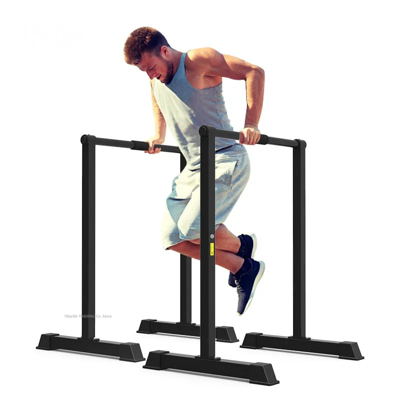 Multi-function Single Parallel Bars, Heavy Duty Workout Dip Station Pull Up Bar, Fitness Dip Station Body Press Parallel Bar