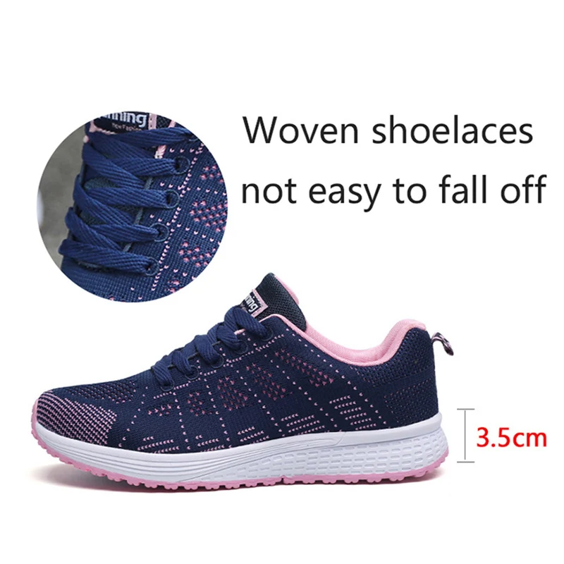 Women\'s Sneakers Casual Shoes Flats Air Mesh Breathable Trainers Ladies Shoes Female Sneakers Women Shoes Basket Tenis Feminino
