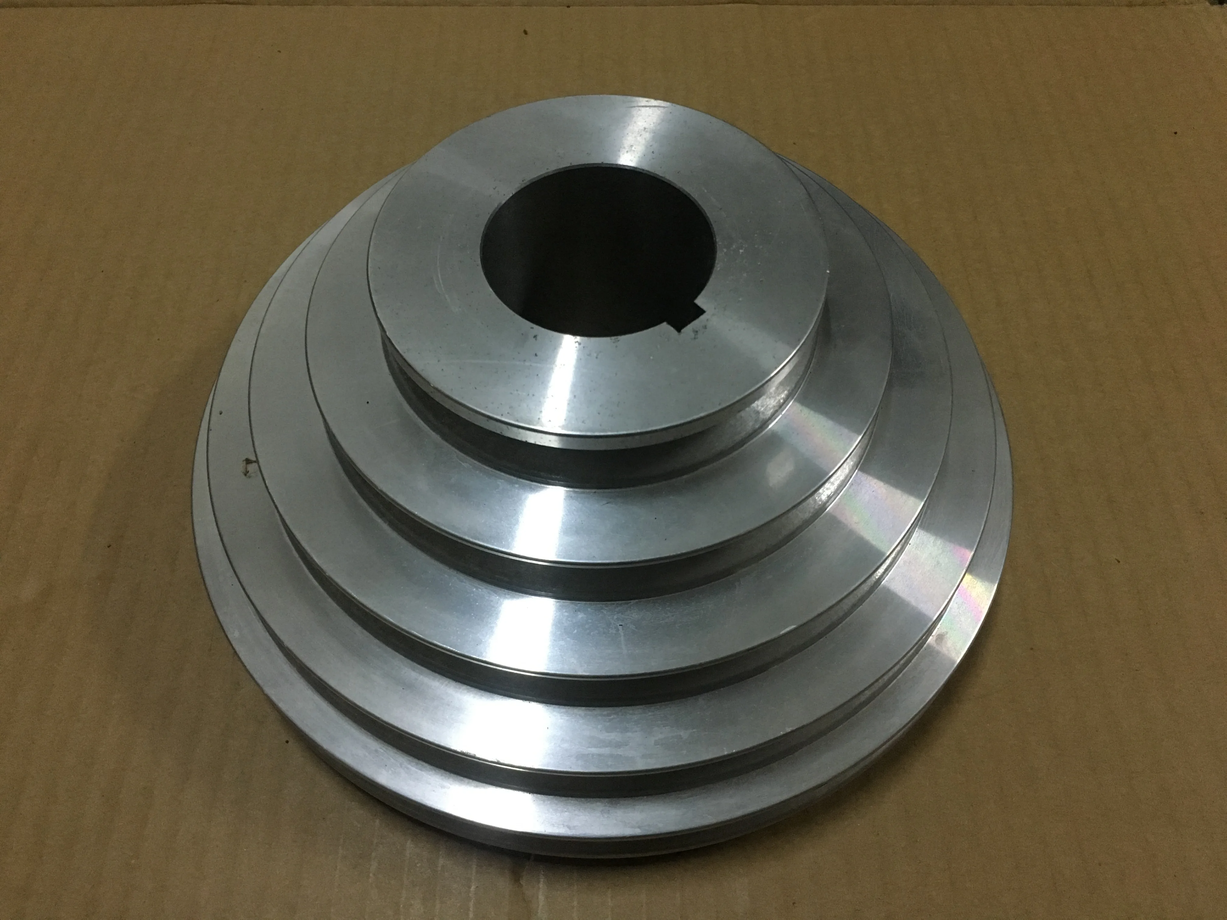 1PC Taiwan Vertical Rocker Step Pulley No. 5 Vertical Steel Head MILL Part Milling Machine Spindle PULLEY 5-Layer Groove