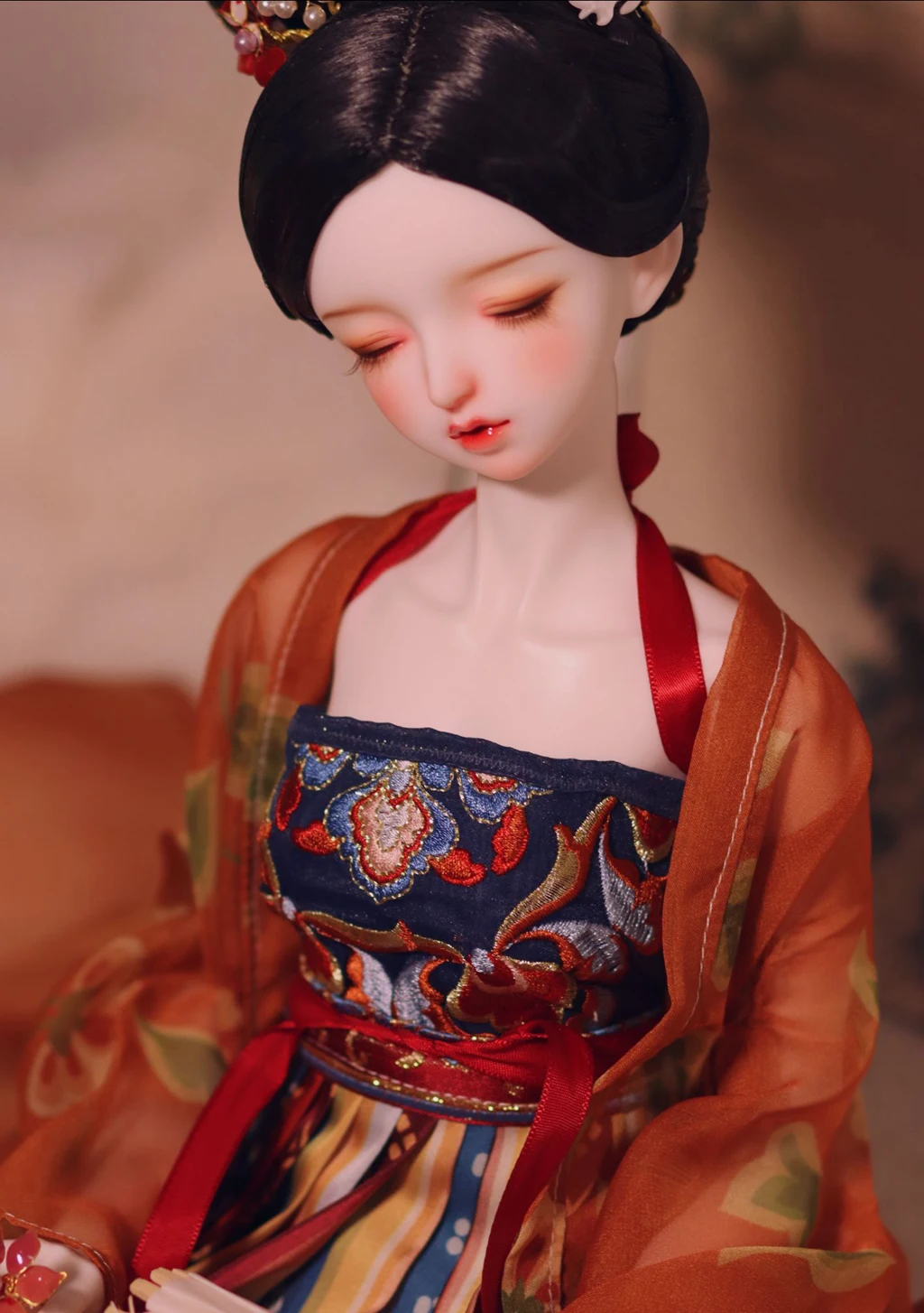 1/4 1/3 مقياس BJD زي القديمة فستان جنية رداء الصينية Hanfu ل BJD/SD MSD SD13 فتاة كبيرة ملابس دمى اكسسوارات C0719