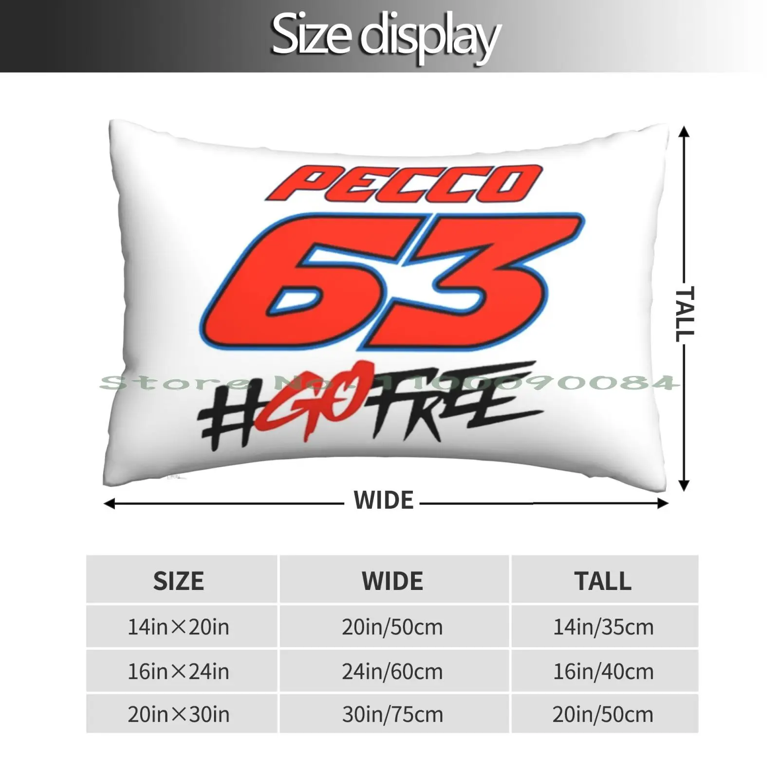 Fransesco Bagnaia Go Free Pillow Case 20x30 50*75 Sofa Bedroom Enkei Vossen Bbs Konig Ssr Forgiato Adv1 Hre Oz American Racing