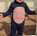 deep blue fur lining