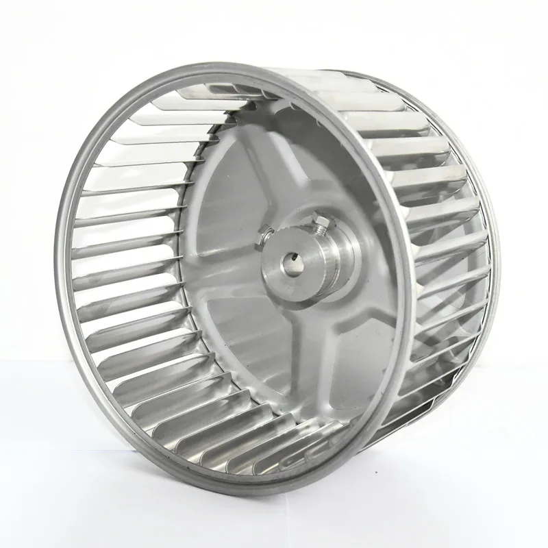 9 Inches Sirocco Impeller Galvanized Sheet JIANYUE Wind Turbineswheel Blade High Temperature Resistant Corrosion Resisting