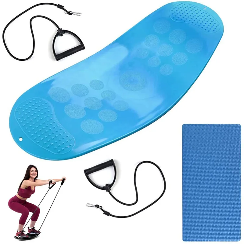 ABS Twisting Fitness Balance Board Yoga Gym Workout Training For Full Body Workout Board Abdominal Leg Wobble Balance Boards