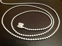 3 Metre Vertical Tilt Chain - 2mm Cord including Connector