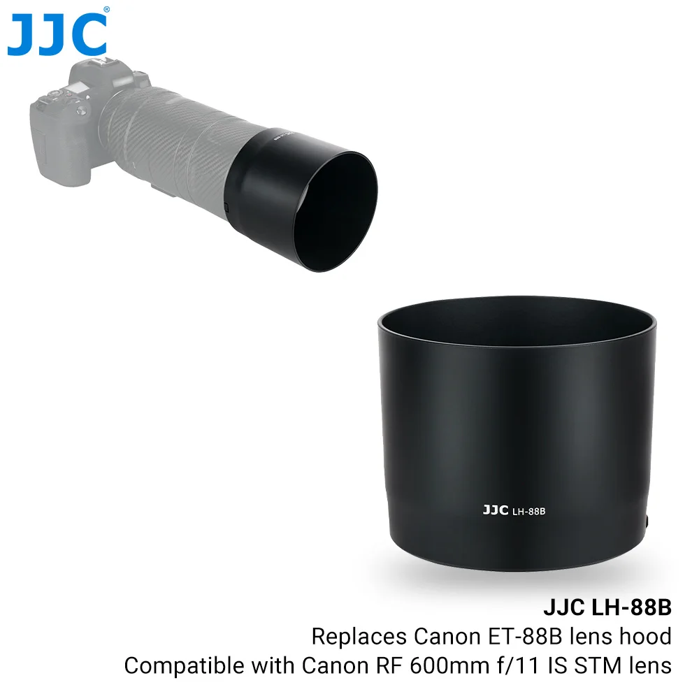 Jjc Omkeerbare Rf Mount Zonnekap Voor Canon Rf Lens Voor Canon Eos R Rp R3 R5 R6 R7 R10 camera Accessoires EW-65C ES-65B ET-74B