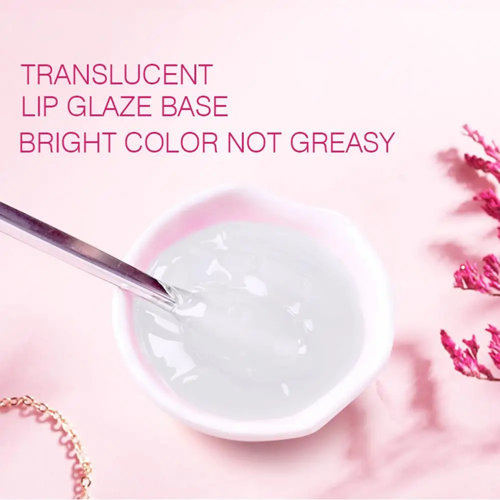 Lip Gloss Base DIY Lip Glow Lip Glaze Base Balm Lip Maximizer Lip Plumper Moisturizing Light And Compact Keep Lips Soft