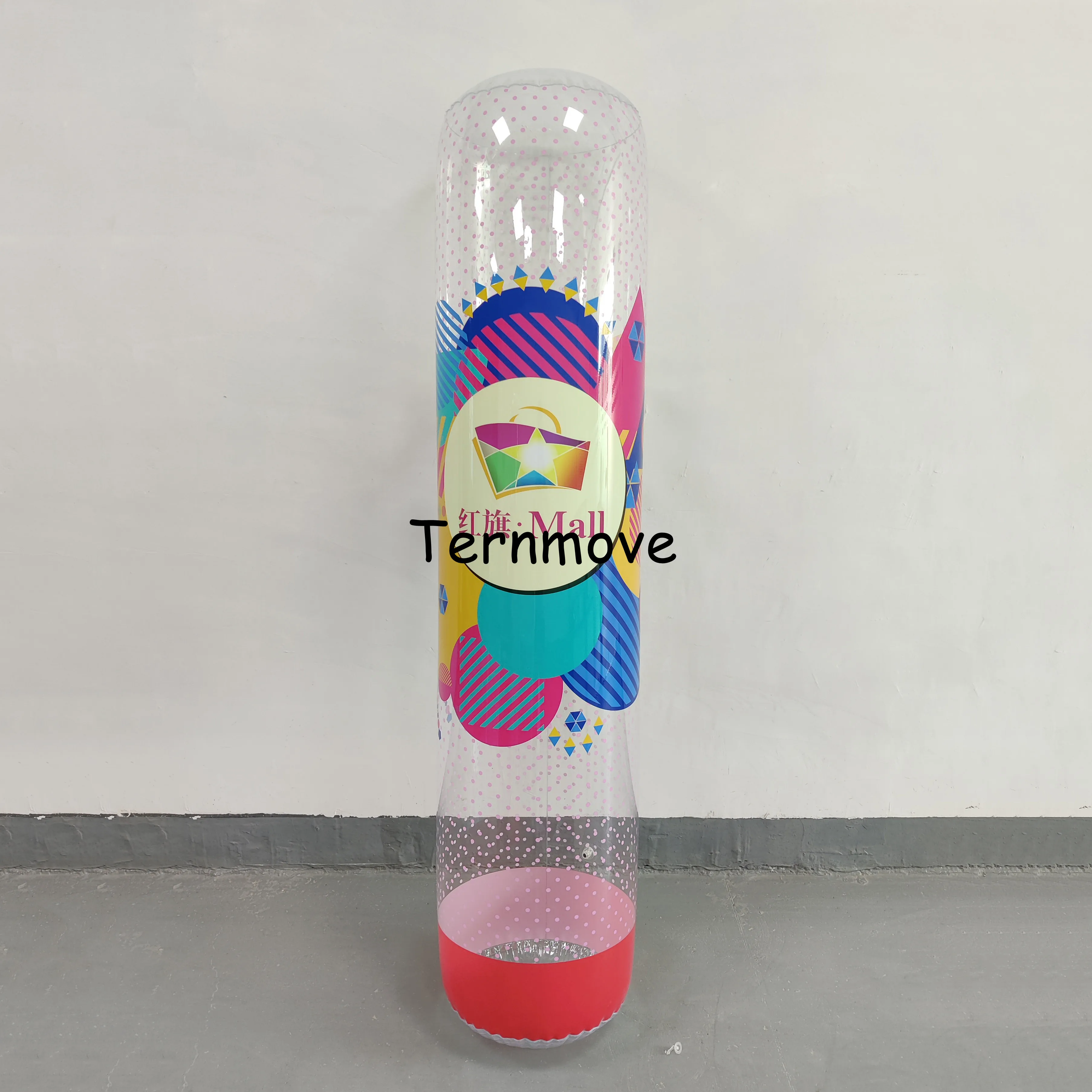 inflatable Interaction tumbler for advertising promotion pvc tube decoration on the shopping mall for event take picture