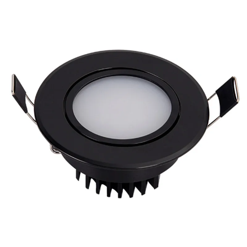 

Anti Fog Black Led Downlight Lamps Cob Ceiling Spot Light 5W 7W 9W 12W 85-265V Dimmable Ceiling Recessed Lighting Indoor Lightin