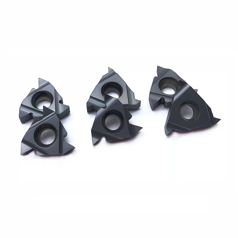 10 Chiếc 16ER 16IR AG55 AG60 A55 A60 G55 G60 BMA Nội Bộ Và Bên Ngoài Ren Dạng, cacbua Dạng CNC Chỉ Dụng Cụ Quay Rau