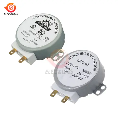 AC 220-240V 4W 50/60Hz CW/CCW 전자 레인지 턴테이블 동기 모터 TYJ50-8A7 공기 송풍기 49TYZ-A2 전자 레인지 트레이 모터