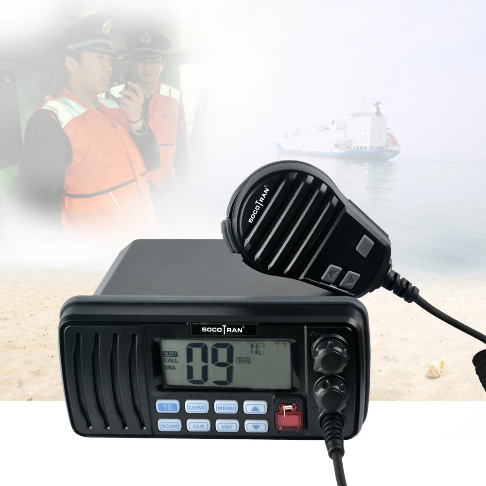 Imagem -03 - Scocotran Marinha Rádio de Alta Potência Vhf Ip67 à Prova Dip67 Água Marinha Transceptor Rs508m Float Embutido Dsc Mmsi Código Rádio em Dois Sentidos