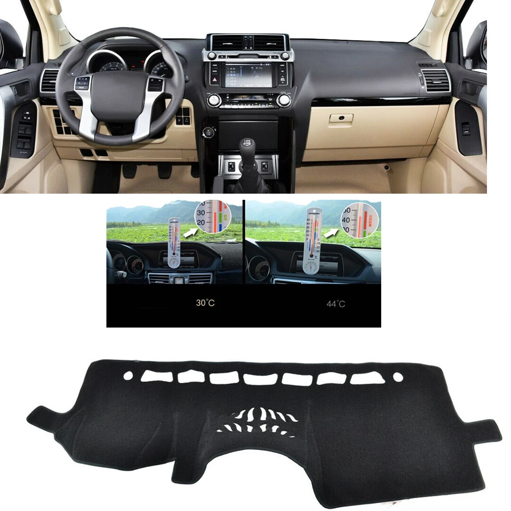 

For Toyota Prado J150 2010-2018 Car Dashboard Cover Dashmat Dash Board Console Heat Proof Mat Carpet Shield Shade Strip Pad Trim