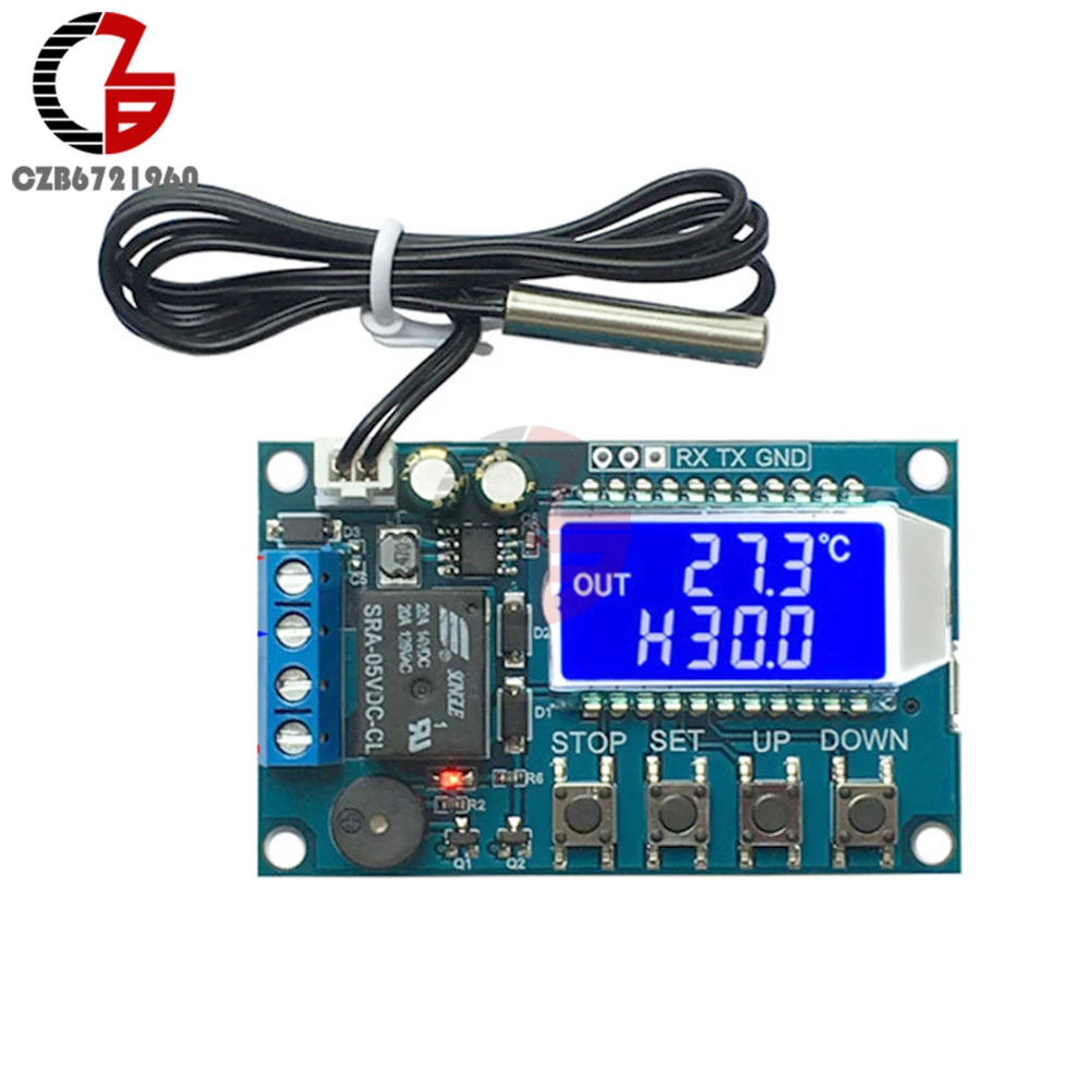 XY-T01 Digital Thermostat Temperature Controller Regulator Refrigerator Incubator Heating Cooling Control Switch LCD Display