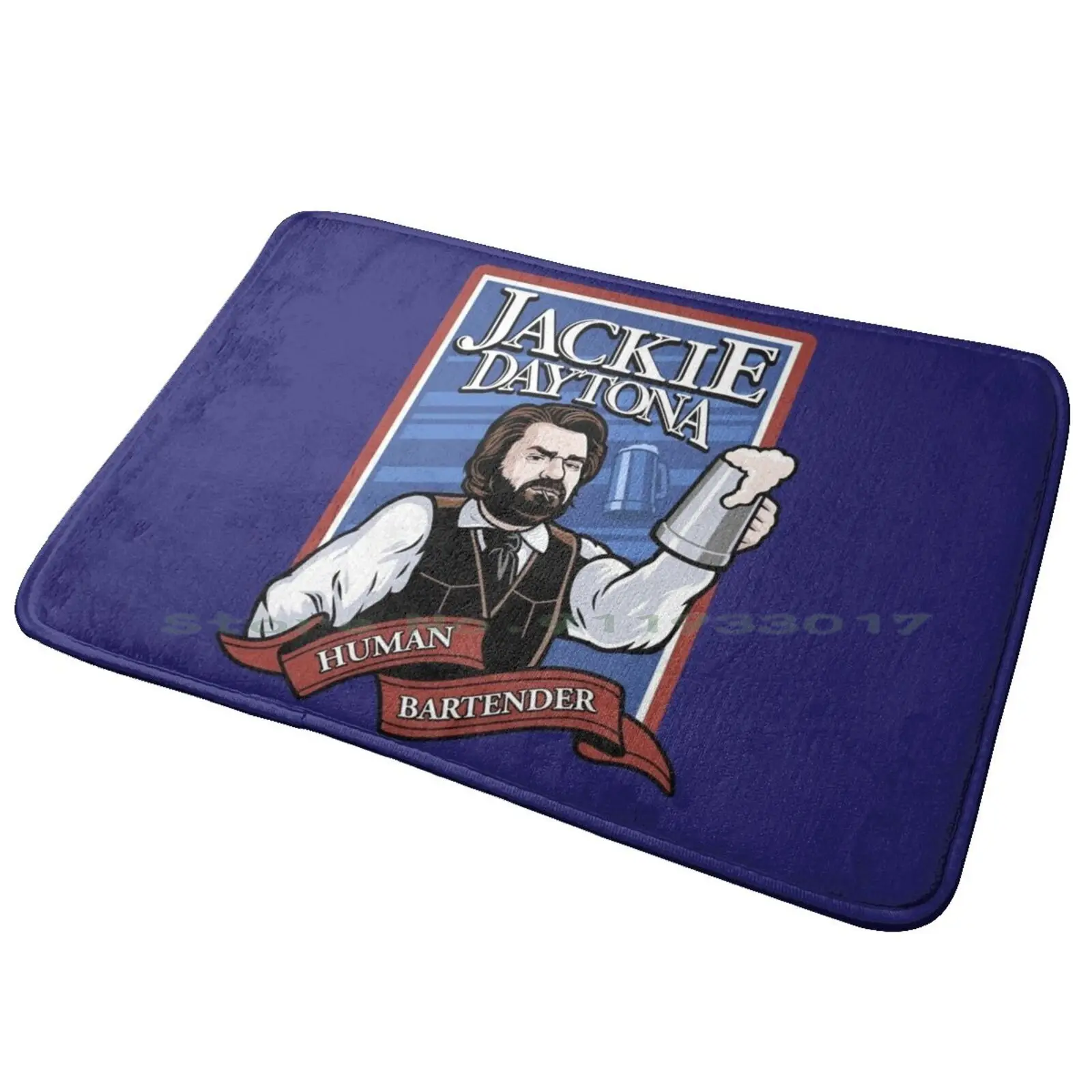 Jackie Daytona-Regular Human Bartender Entrance Door Mat Bath Mat Rug Jackie Daytona Laszlo Wwdits Shadows Vampire Anti-Slip