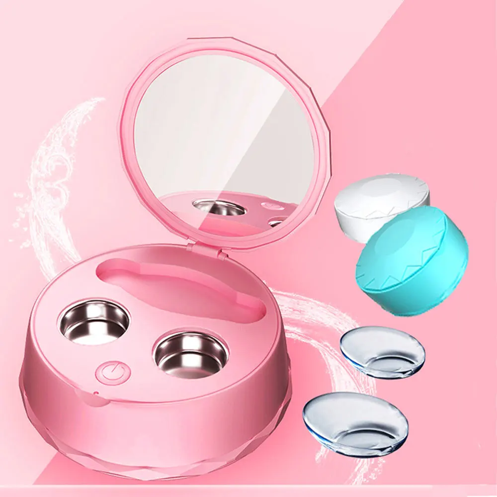 

Contact Lens Cleaning Box Ultrasonic Cleaning Machine Cosmetic Contact Cleaning Orthokeratology Lens Rgp Hard Lens Ok Lens