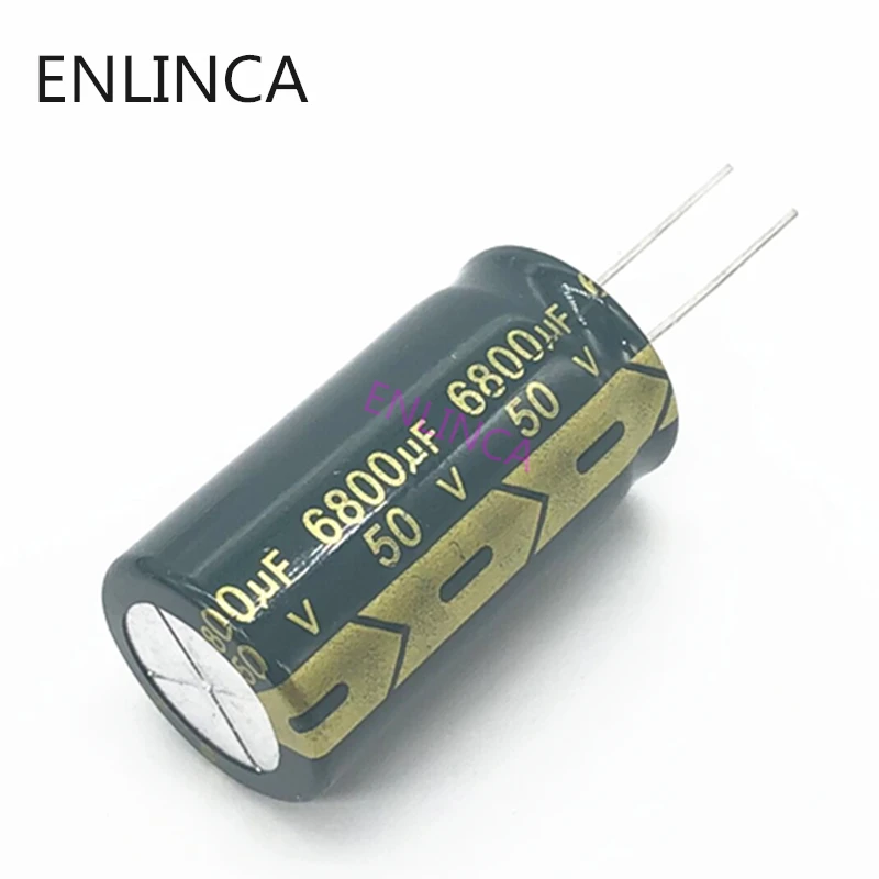 

2pcs/lot G01 50V 6800UF aluminum electrolytic capacitor size 22*40 6800UF 50V 20%